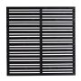 VINDSKYDD NORDIC FENCE SENSE GRUNDMÅLAD 180X180CM SVART                   