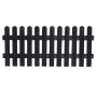 STAKET NORDIC FENCE FYN GRUNDMÅLAD 180X80CM SVART                               