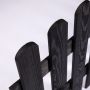 STAKET NORDIC FENCE FYN GRUNDMÅLAD 180X80CM SVART                               