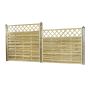 VINDSKYDD NORDIC FENCE SOLID TRYCKIMPREGNERAT 180X180CM                           