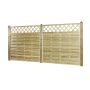 VINDSKYDD NORDIC FENCE SOLID TRYCKIMPREGNERAT 180X180CM                           