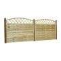 VINDSKYDD NORDIC FENCE SOLID TRYCKIMPREGNERAT 135/150X180CM                                 