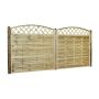 VINDSKYDD NORDIC FENCE SOLID TRYCKIMPREGNERAT 180/165X180CM                        