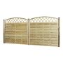 VINDSKYDD NORDIC FENCE SOLID TRYCKIMPREGNERAT 180/165X180CM                        