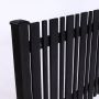 STAKET NORDIC FENCE SENSE GRUNDMÅLAD 180X80CM SVART 