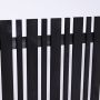 STAKET NORDIC FENCE SENSE GRUNDMÅLAD 100X80CM SVART 