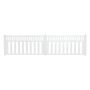 STAKET NORDIC FENCE TENDENS GRUNDMÅLAD 180X90CM VIT