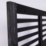 VINDSKYDD NORDIC FENCE LINEAR GRUNDMÅLAD 120X180CM SVART                       