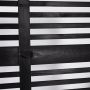 VINDSKYDD NORDIC FENCE LINEAR GRUNDMÅLAD 120X180CM SVART                       