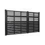 VINDSKYDD NORDIC FENCE LINEAR GRUNDMÅLAD 120X180CM SVART                       