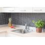 MOSAIK SQUARE BLACK/ANTRACITE 31,5X31,5CM PRIS PER ARK
