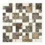 MOSAIK WELSCHEIT STEN MIX BRUN/BEIGE 30,5X30,5CM PRIS PER ARK