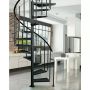 SPIRALTRAPPA ATRIUM SOLO METALL SVART Ø120CM                  