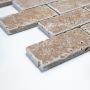 MOSAIK WELSCHEIT INULA NOCHE BRICK 30,5X30,5CM PRIS PER ARK