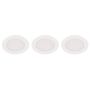 DOWNLIGHT EGLO FUEVA 5 LED SPOT 117MM VIT 3-PACK