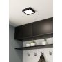 LED-PLAFOND EGLO FUEVA 16X16CM SVART 