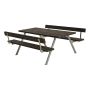 TRÄDGÅRDSMÖBEL PLUS BORD/BÄNKSET ALPHA MED 2 RYGGSTÖD PLAST 177X185X73/45CM