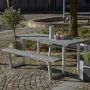TRÄDGÅRDSMÖBEL PLUS BORD/BÄNKSET WEGA RETEX 177X73CM GRÅ  