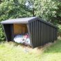 STUGA PLUS SHELTER OBEHANDLAD INKL. TAKPAPP 225X291X170/107CM