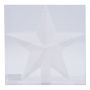 TOPPSTJÄRNA GLITTER 20CM VIT