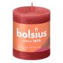 BLOCKLJUS BOLSIUS RUSTIK 80MM RÖD