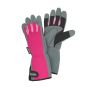 TRÄDGÅRDSHANDSKE GARDOL ROSA MED LÅNGT SKAFT STRL 8