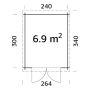 STUGA PALMAKO ELLA  6,9M²