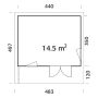 STUGA PALMAKO GRACE 14,5M²