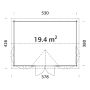 STUGA PALMAKO CLAUDIA 19,4M² 