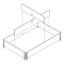 AVDELARE FÖR PALLKRAGE 1200X800MM 