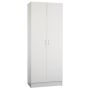 GARDEROB VIT DEL 2/2 80CM