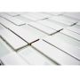 MOSAIK STICK GLASMIX VIT 7,2X2,2CM PRIS PER ARK