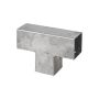 FÖRLÄNGNINGSBESLAG GALVANISERAT ENKELT CUBIC 70X70MM