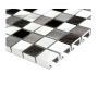 MOSAIK WELSCHEIT AVANTGARDE ALU/SVART 1,5X1,5CM PRIS PER ARK