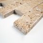 MOSAIK WELSCHEIT SPLITFACE TRAVERTINE NOCE 3D 30X30CM PRIS PER ARK