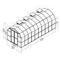 VÄXTHUS CANOPIA RION GRAND GARDENER 8X20 17,06M²
