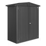 FÖRRÅD BIOHORT EUROPA 1 DUBBELDÖRR METALLIC MÖRKGRÅ 1,17M² 