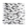 MOSAIK ALU AVANTGARDE 3D SILVER 30X30CM PRIS PER ARK