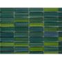 MOSAIK CRYSTAL GRÖN 1,5X5CM PRIS PER ARK