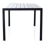 MATBORD SUNFUN SÖNDRUM 205X90CM GRÅ/SVART