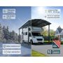 CARPORT CANOPIA ALPINE 18M² GRÅ