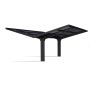 CARPORT CANOPIA SYDNEY WINGS 6X6M SVART