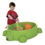 SANDLÅDA PARADISO TOYS SKÖLDPADDA PLAST GRÖN