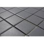 MOSAIK SVART MATT HALKFRITT 4.8X4.8CM PRIS PER ARK