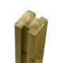 PROFILSTOLPE PLUS 2-SPÅR TRYCKIMPREGNERAD 90X90X1880MM