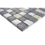 MOSAIK SQUARE GREY/BLACK 30X30CM PRIS PER ARK