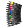 PENNOR W&N PROMARKER BRUSH VIBRANT TONES SET 12+1ST
