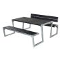 TRÄDGÅRDSMÖBEL PLUS BORD/BÄNKSET ZIGMA DUBBEL SVART
