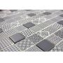 MOSAIK WELSCHEIT SQUARE PATCHWORK BLACK 31,5X31,5CM PRIS PER ARK
