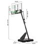 BASKETSTATIV SALTA GUARD 138X371X240CM                             